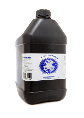 The Silver Solution - Bulk 4 Litre Colloidal Silver - 4health.co.nz