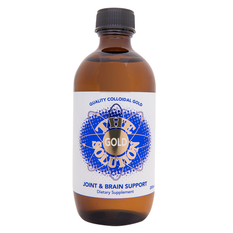 The Gold Solution - 200ml Colloidal Gold - 4health.co.nz