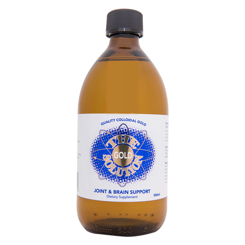 The Gold Solution - 500ml Colloidal Gold - 4health.co.nz